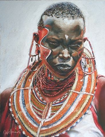 Maasai Girl -  by Gregory Wellman