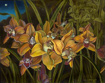 nightclubbing - orchids by Thomas Hardcastle