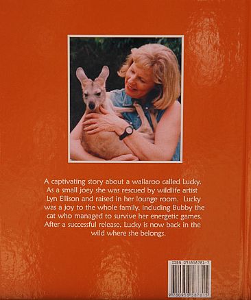 Wild About You - Lucky Chance (Back cover) - Wallaroo joey by Lyn Ellison