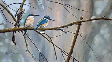 Sacred Kingfishers - Sacred Kingfishers by Lyn Ellison