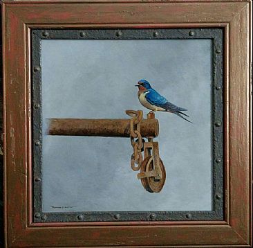 Oxidation - Barn swallow by Raymond Easton