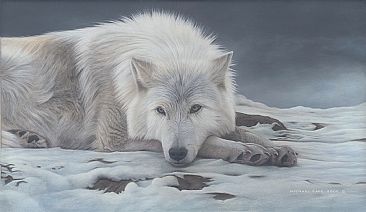 Beautiful Dreamer - Limited edition giclée watercolour paper print of Beautiful Dreamer is available for $199.00 framed. by Michael Pape