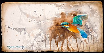 A Splash of Turquoise Blue - Kingfisher by Pollyanna Pickering