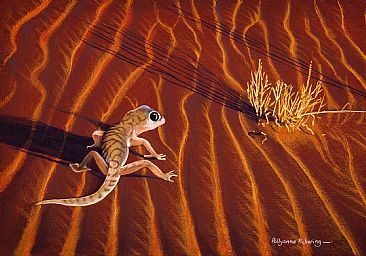 Palmetto Gecko - palmetto gecko by Pollyanna Pickering