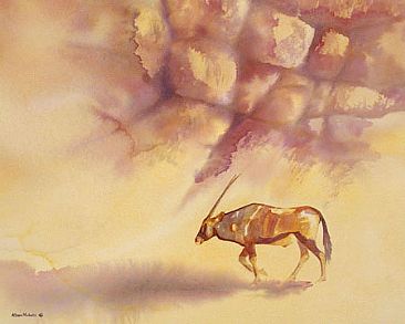 Among the Rocks - Gemsbok (Oryx) by Alison Nicholls