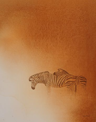 At Ease - Burchell's Zebra by Alison Nicholls