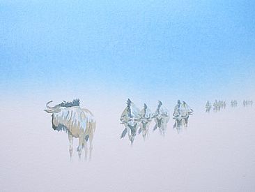 Blue Wildebeest -  by Alison Nicholls