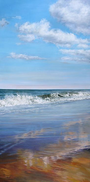A Beach Lover's Dream - Delaware Shore Line  by Karin Snoots