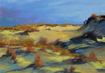 Peaceful Reflection - Dune Study  by Karin Snoots