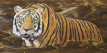 Against the Current - Bengal Tiger - Bengal Tiger by Pete Marshall