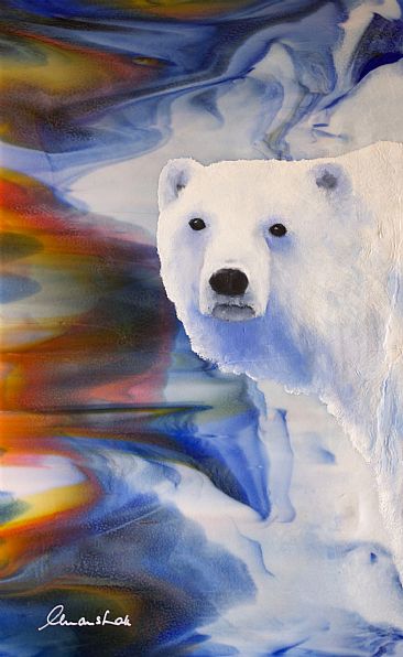 Global Warming - Polar Bear  by Pete Marshall