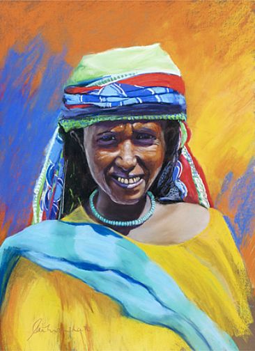 Colours of Vision - Ethiopian Lady by Pete Marshall