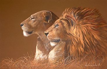 Mara Mates - Lions by Pete Marshall