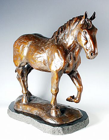 Antaeus - Draft Horse by Victoria Parsons