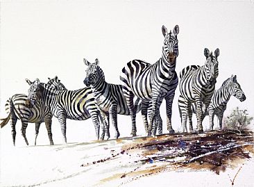 Solidarity - African Wildlife by Peter Blackwell