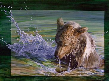 grizzly splash - grizzly by Emily Lozeron