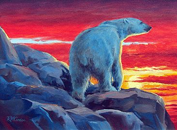 Midsummer Arctic Night -  by RoseMarie Condon