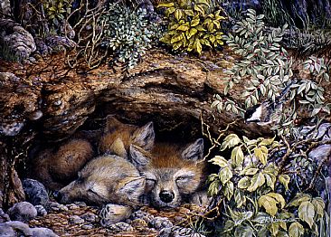 Wake-up Call - Wolves by RoseMarie Condon