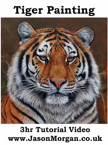 Huge Tiger Painting - Tiger - Big Cats by Jason Morgan