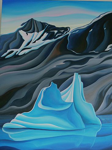 Iceberg Waltz - Arctic Iceberg by Linda Dawn Lang