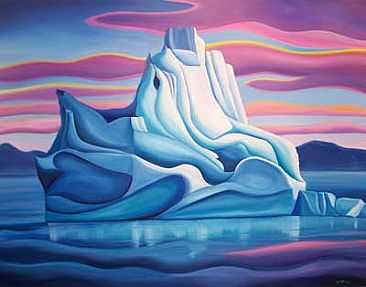 Arctic Light - Arctic Iceberg by Linda Dawn Lang