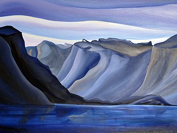 Last Triangle of Snow - Arctic Mountains and Glaciers by Linda Dawn Lang