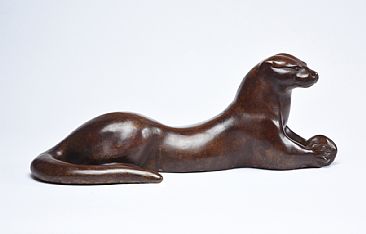 Otter and Stone - Otter by Martin Hayward-Harris