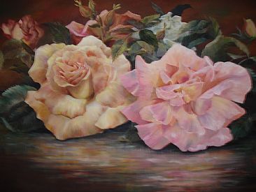 Two Roses -  by Sarah Baselici