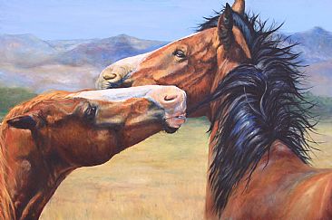 Mane Attraction - Mustangs by Michelle McCune