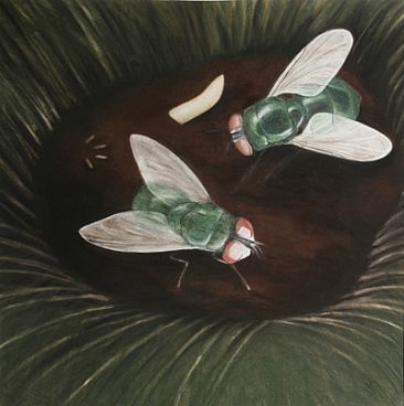 mother flies (earth mother series) -  by Hilde_Aga Brun