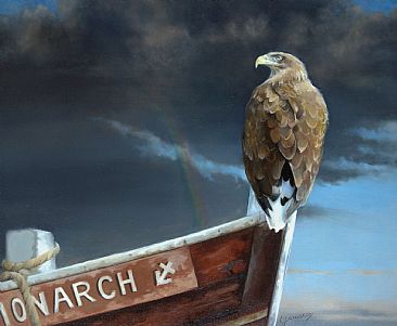 Monarch of the Isle - White tailed sea eagle by Lorna Hamilton