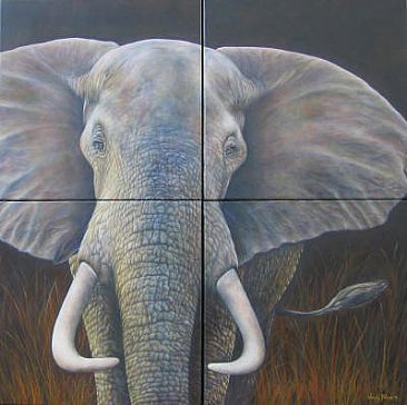 Emperor of the Ages - African Elephant - Elephant by Wendy Palmer