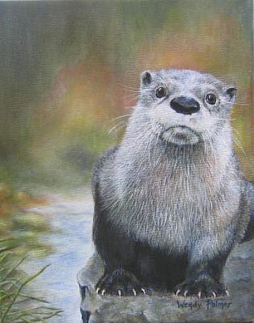 River Otter - River Otter - Otter by Wendy Palmer