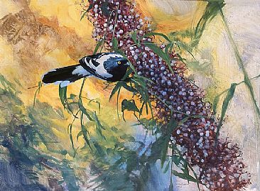 Magpie Tanager - Magpie Tanager by Larry McQueen