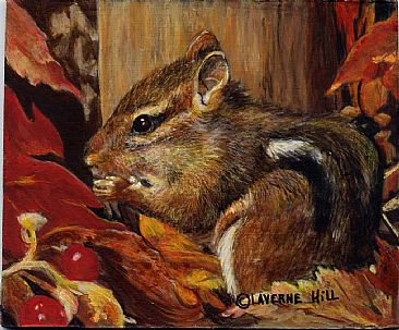 Chipmunk (sold) -  by LaVerne Hill