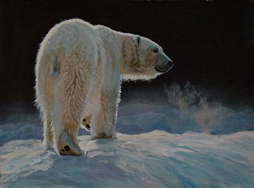 Winter's Breath - Polar Bear by Anni Crouter