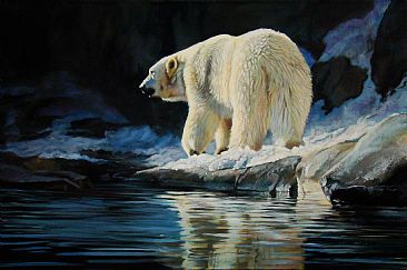 Solitaire - Polar Bear by Anni Crouter