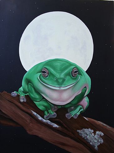 The Frog and the Moon (That's Amore!) - Frogs by Margaret Ingles