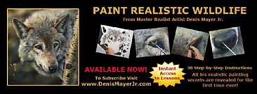 Online art lesson - Painting lesson by Denis Mayer Jr.