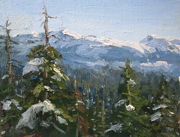 Clear and Cold - Winter in the Sierras by Kathleen Dunphy