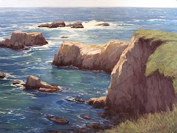Looking West - California coast by Kathleen Dunphy