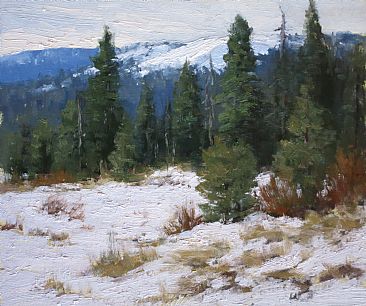 Winter's Chill - Winter in the Sierras by Kathleen Dunphy