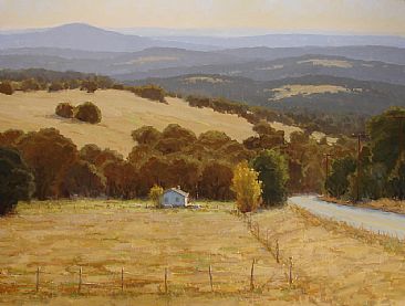 Heading Home - Foothills of the Sierras in California by Kathleen Dunphy