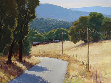Ranchlands - Rolling hills in the foothills of the Sierras by Kathleen Dunphy