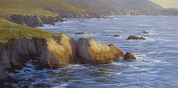 Towards Big Sur - California Coast South of Carmel by Kathleen Dunphy