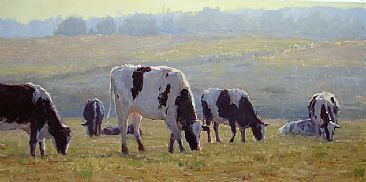 Winter Pasture - cows in California's Central Valley by Kathleen Dunphy