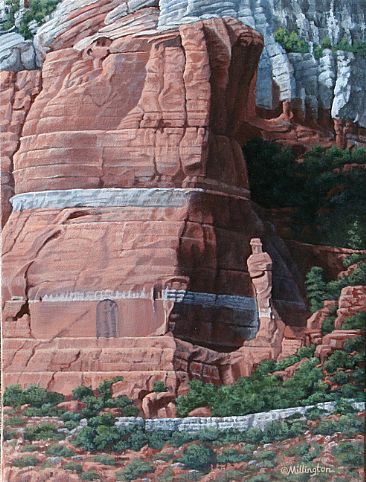 The Guardian - Red Rocks of Sedona Arizona by Marti Millington