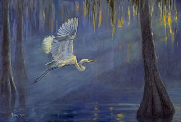 Resplendant - Egret by Dianne Munkittrick