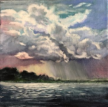 Storm on Lake Marion - Storm Clouds over the lake by Dianne Munkittrick