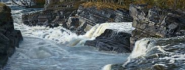Hogsback Falls  - Waterfall by Cindy Sorley-Keichinger